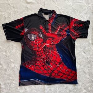 Y2K Spider-Man button up